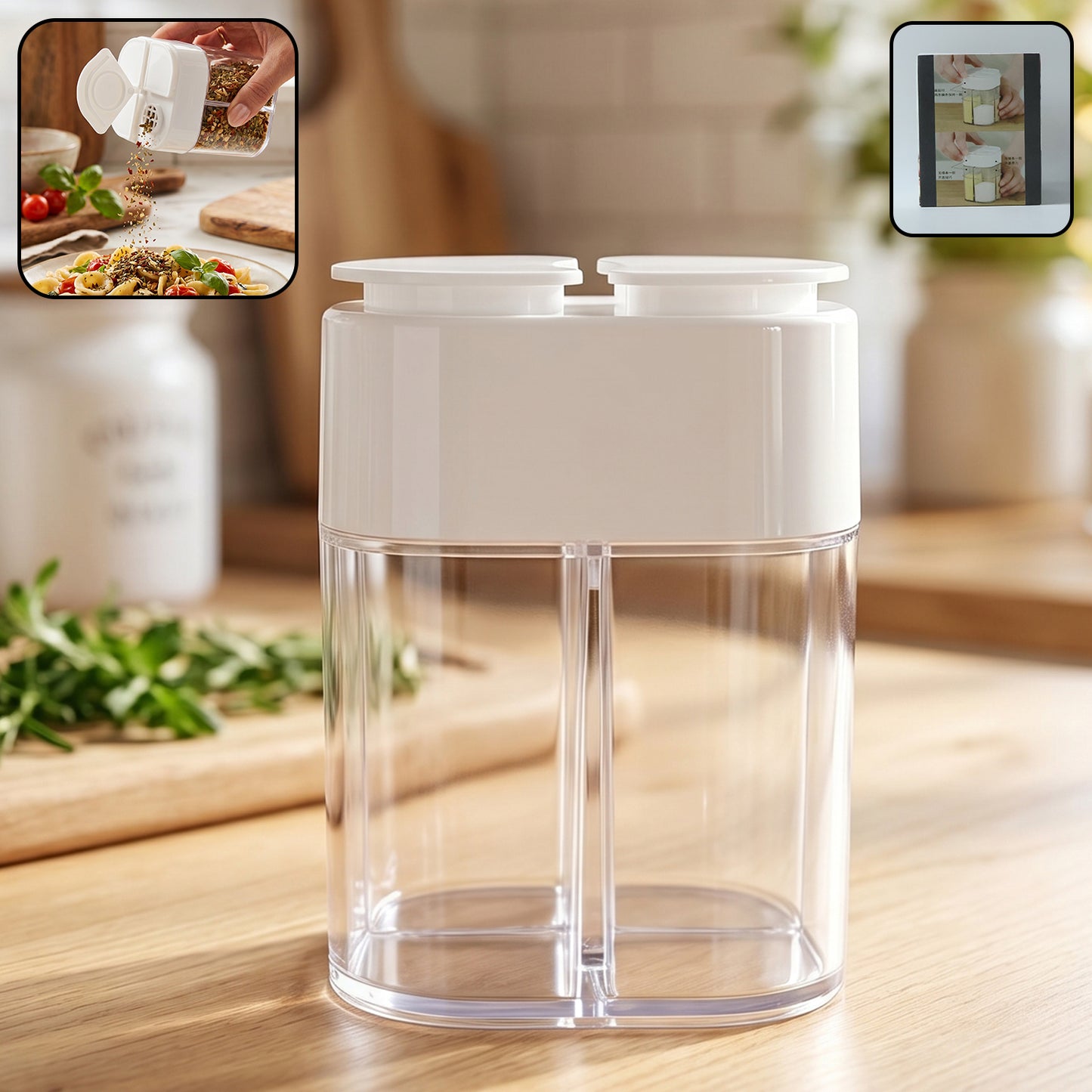 4 Compartment Kitchen Storage Container (1 Pc)