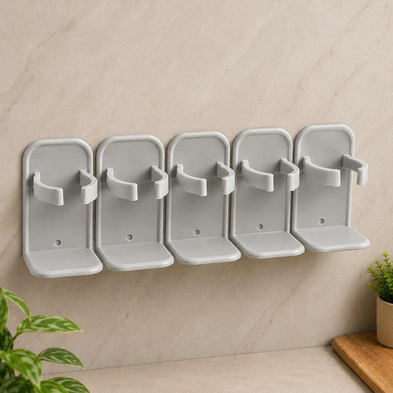 Drill-Free Wall Mounted Adjustable Spice Rack Organizer with Strong Adhesive Holder – Space Saving Kitchen Storage (1 Pc)