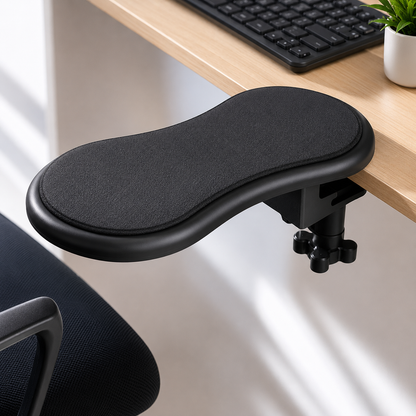 Desk Arm Support + Wrist Rest Combo for Office & Computer Work