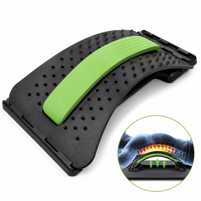 Adjustable Back Stretcher & Lumbar Support | 3-Level Posture Corrector