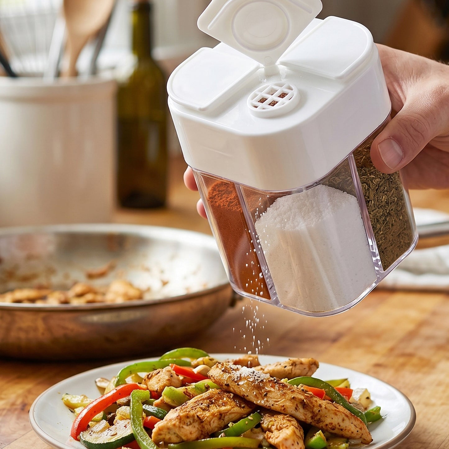 4 Compartment Kitchen Storage Container (1 Pc)