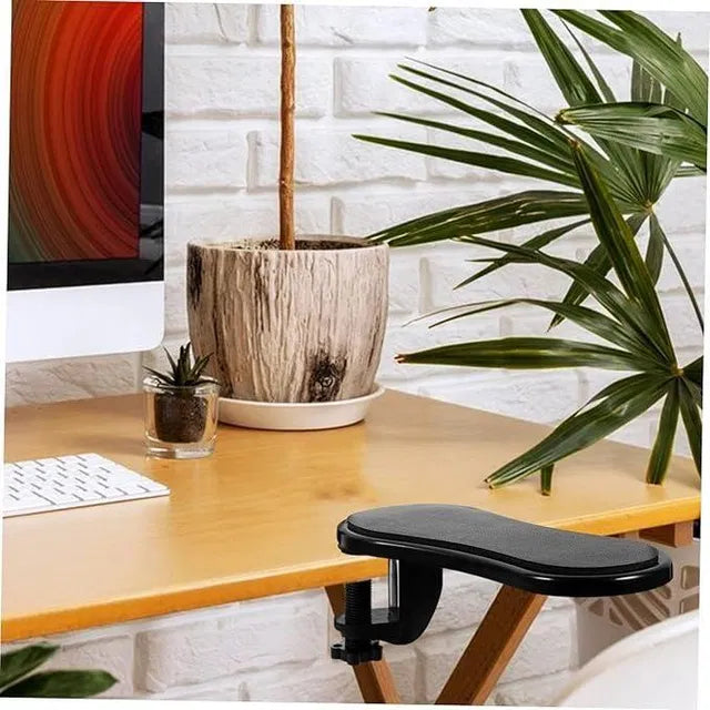 Desk Arm Support + Wrist Rest Combo for Office & Computer Work